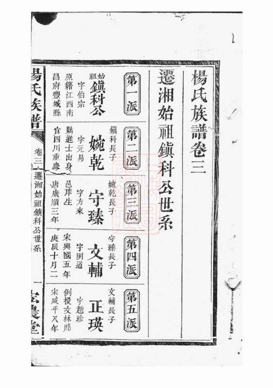 2225.杨氏族谱： [湘阴].pdf_第2页