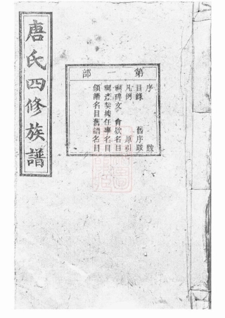 2086.唐氏四修族谱： 二十卷：[宁乡].pdf