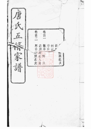 2089.唐氏五修家谱： 四十二卷，首十卷：[宁乡].pdf