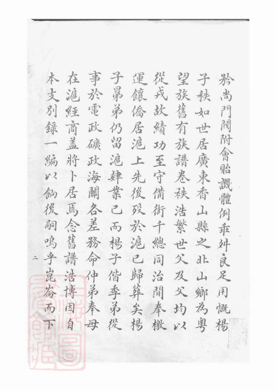 2129.北山杨氏侨外支谱： 不分卷：[上海].pdf_第2页