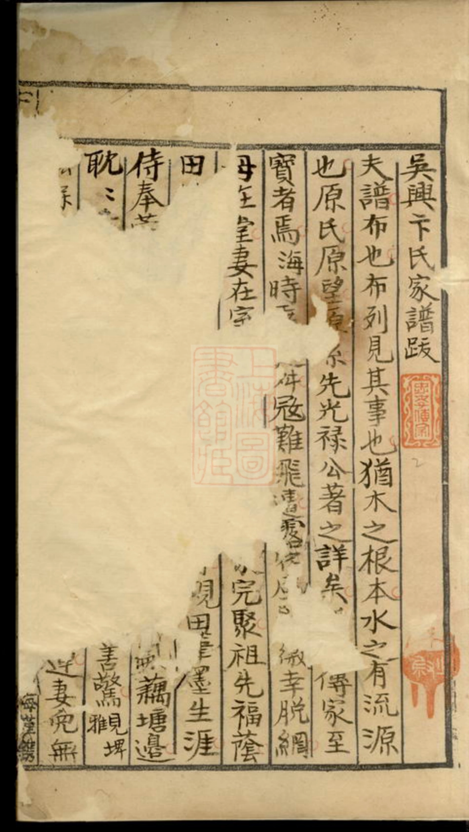 1928.吴兴卞氏家谱： 不分卷.pdf_第2页