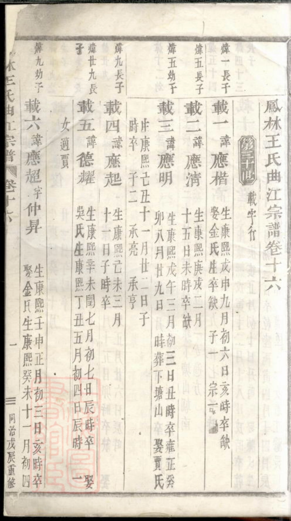 1771.凤林王氏曲江宗谱： [义乌].pdf_第2页
