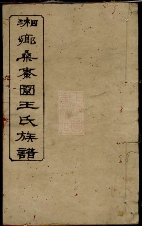 1724.湘乡桑枣园王氏族谱： 二十卷.pdf
