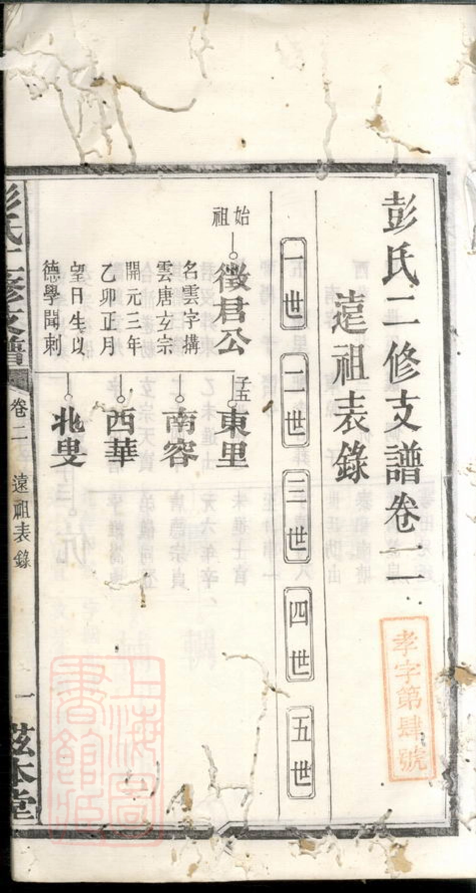 0804.彭氏二修支谱： [湘乡].pdf_第3页